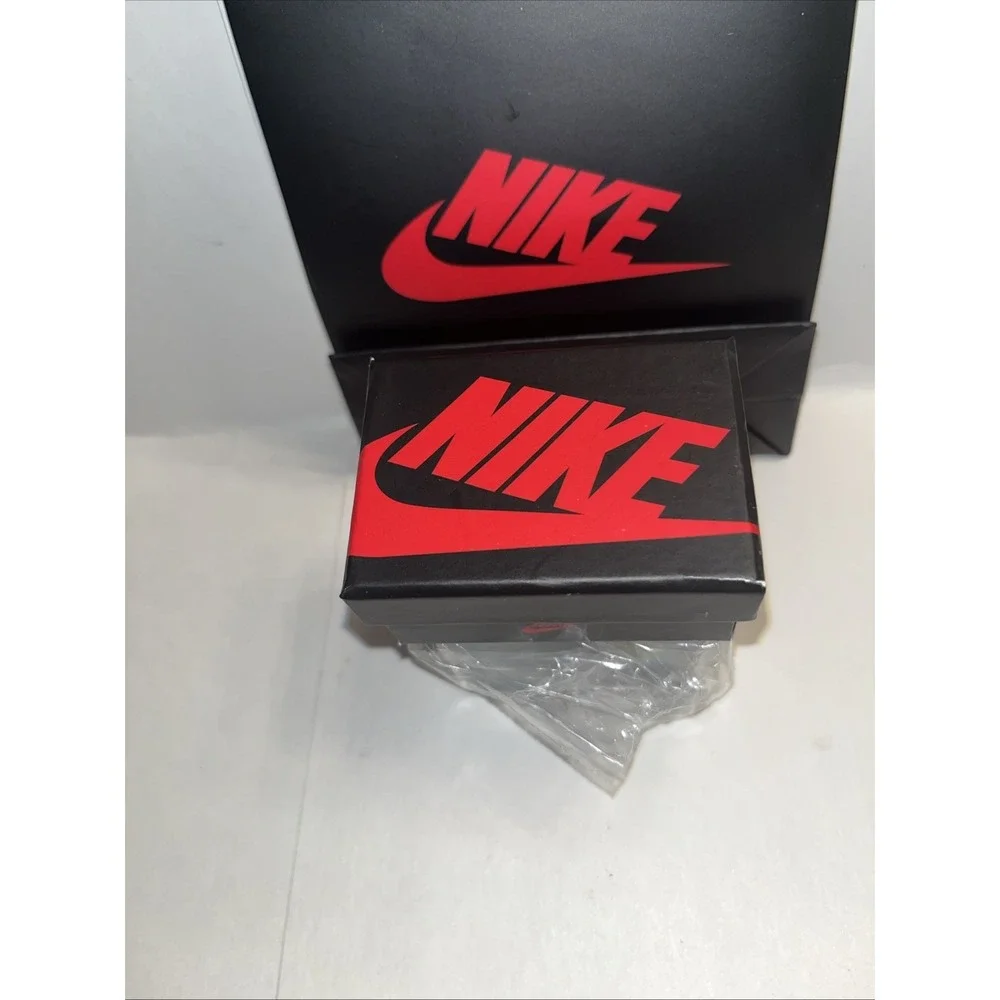 Nike Shoe Keychain New With Bag Box Display Case Pink High Tops